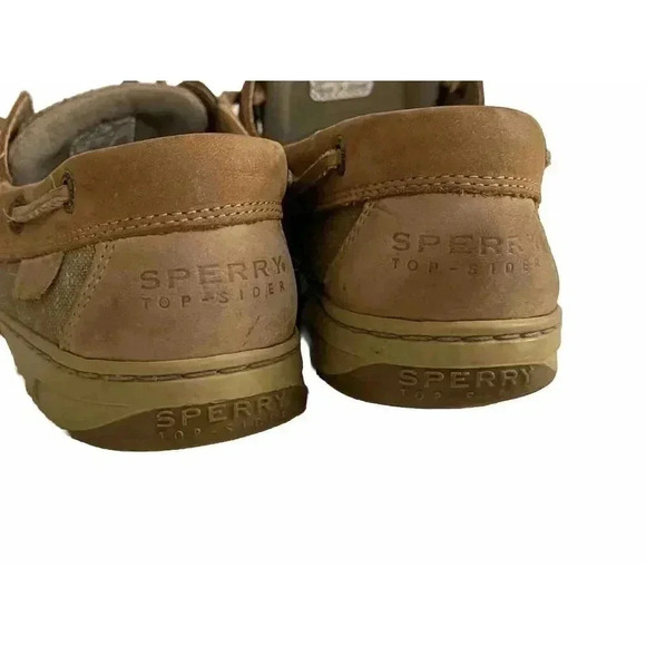 Sperry Top Sider Women’s Brown Leather Boat Shoes‎ Size 7.5 - Picture 4 of 8